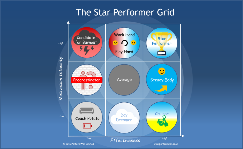 PerformWell Star Performer Grid - Sports Motivation PerformWell Star Performer Grid - Sports Motivation
